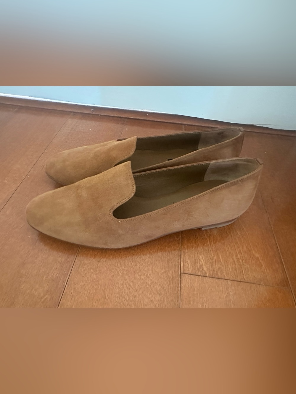 Margaux Women's Suede Loafers in Brown - Picture 2 of 4